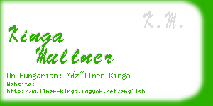 kinga mullner business card
